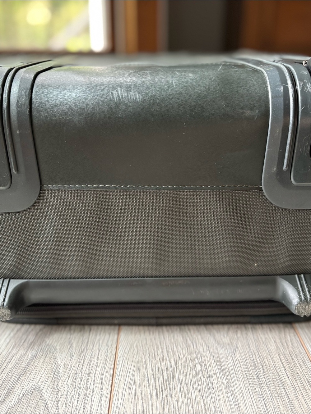 Tumi Alpha Olive Green Ballistic Nylon 2-Wheel Rolling Carry On Suitcase 22” - Picture 7 of 10